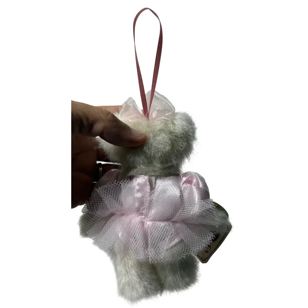 Boyds Bears Twila Twinkletoes Ballerina Plush Ornament Pink Tutu 56302 TAGS